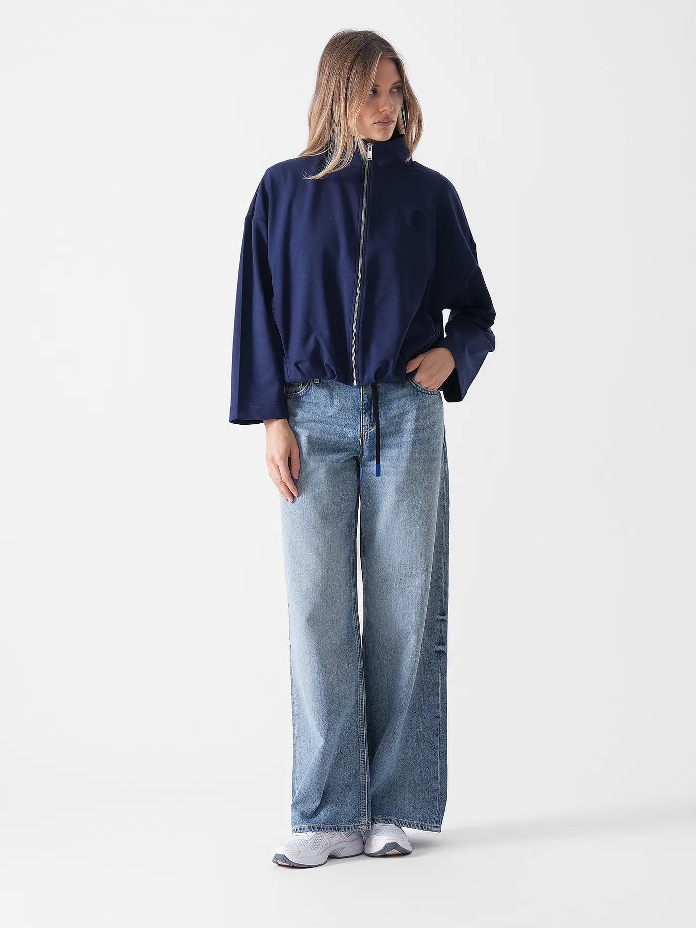 ARMEDANGELS | Sweatjacke SANCHAA | dunkelblau